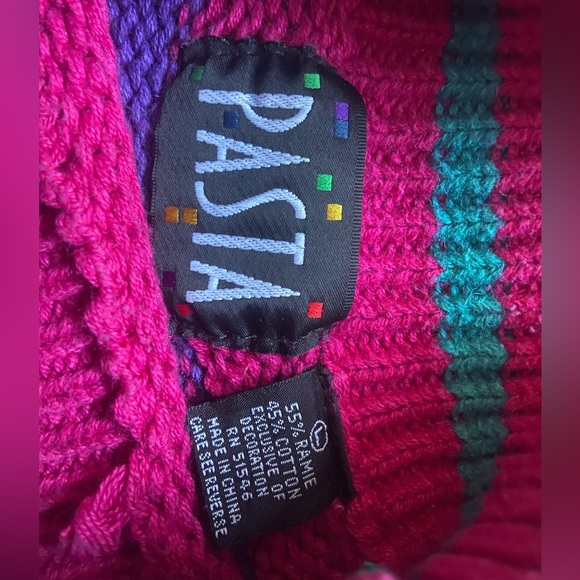 80’s coloured sweater - Picture 2 of 2